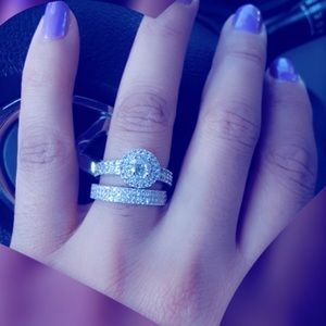 925 sterling silver engagement ring